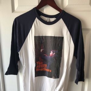 American Apparel Avett Bros Raglan. Sz. Medium.